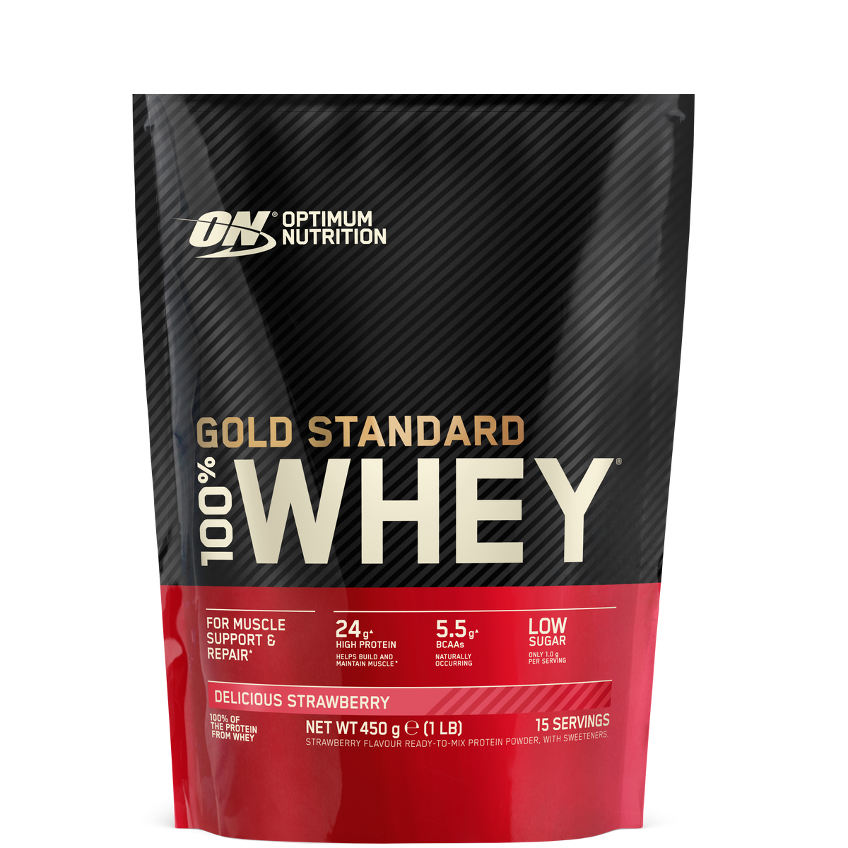 100% Whey Gold Standard (450g) Strawberry