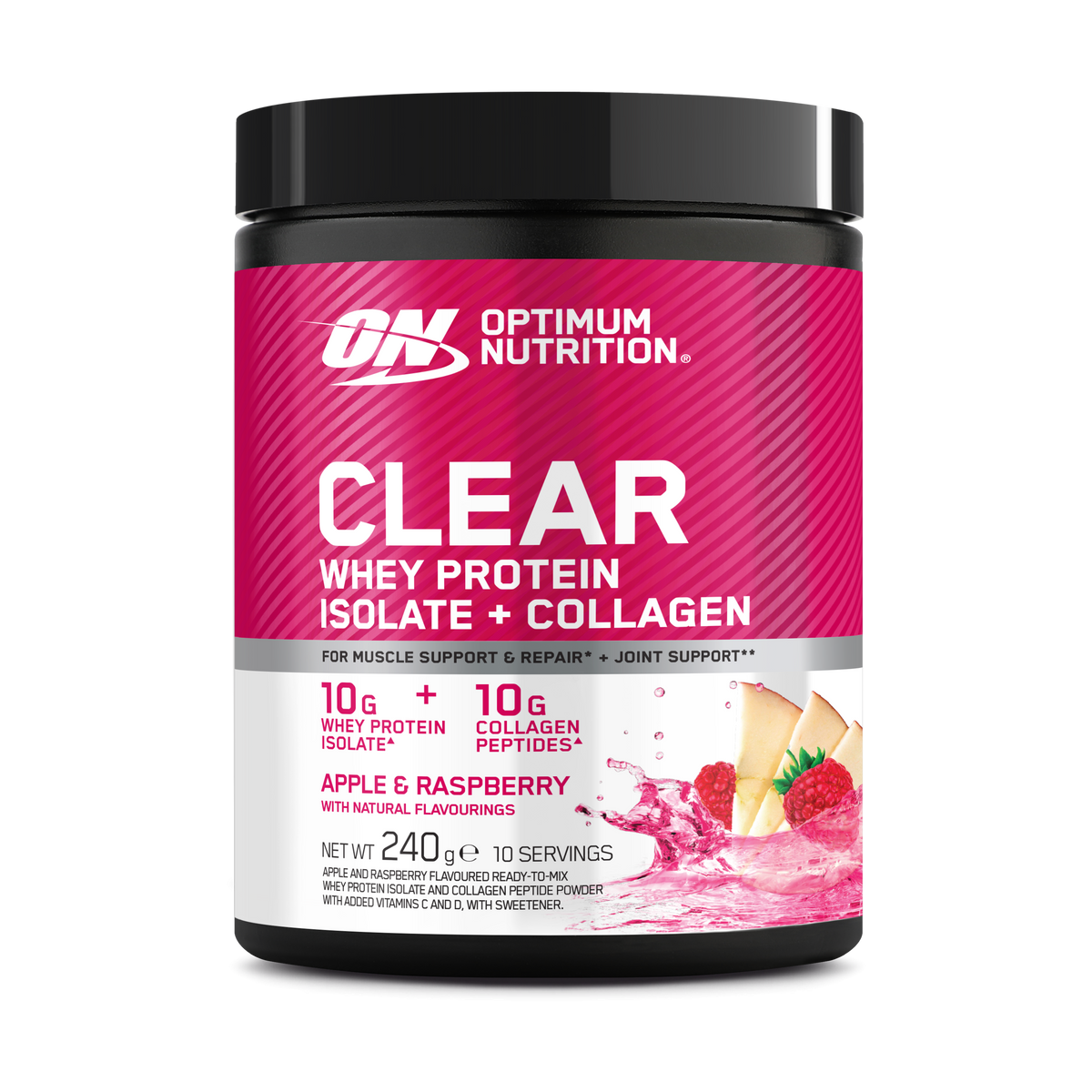 Clear Whey + Collagen (240g) Apple Raspberry