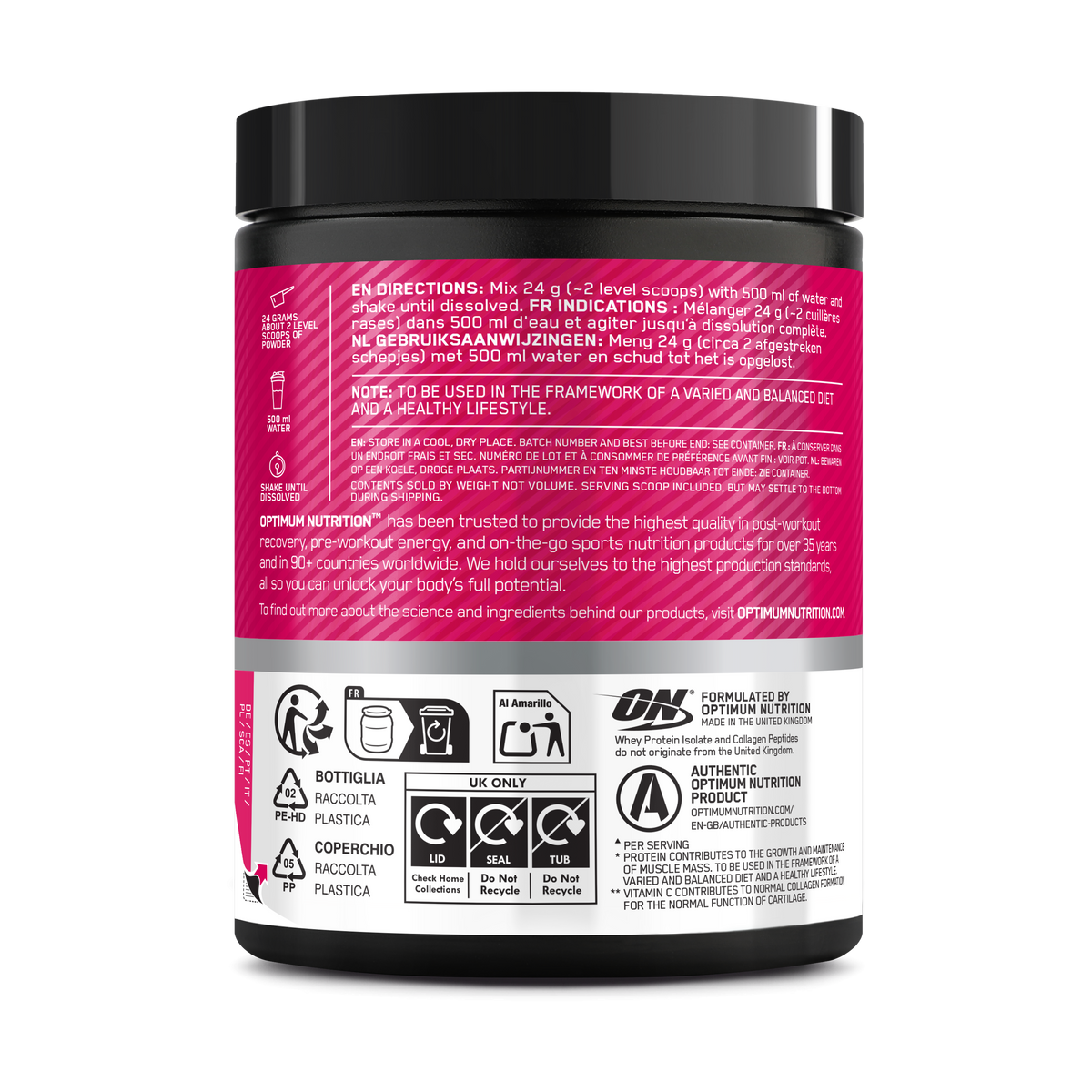Clear Whey + Collagen (240g) Apple Raspberry