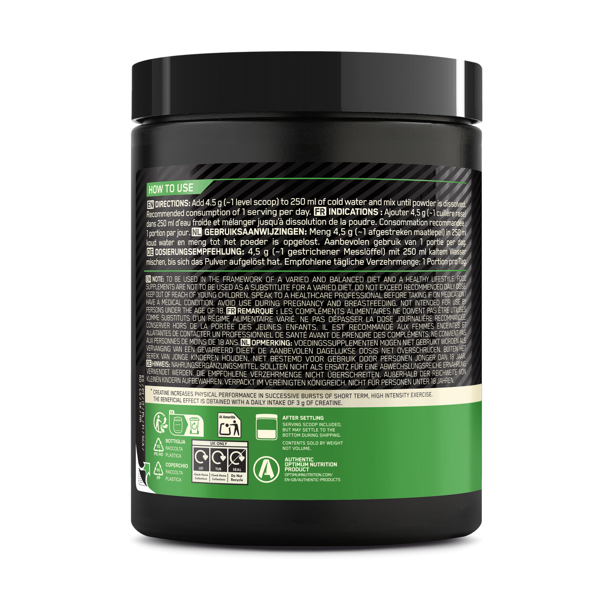 Micronised Creatine Powder Flavored (360g) Fruit Punch