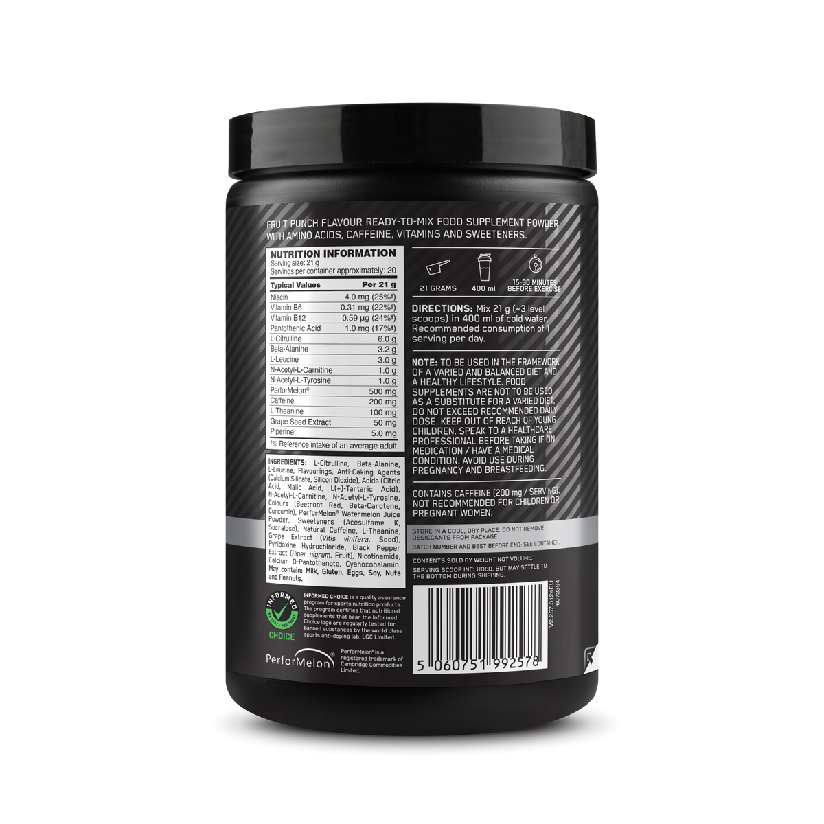 Platinum Pre-Workout (420g) Fruit Punch