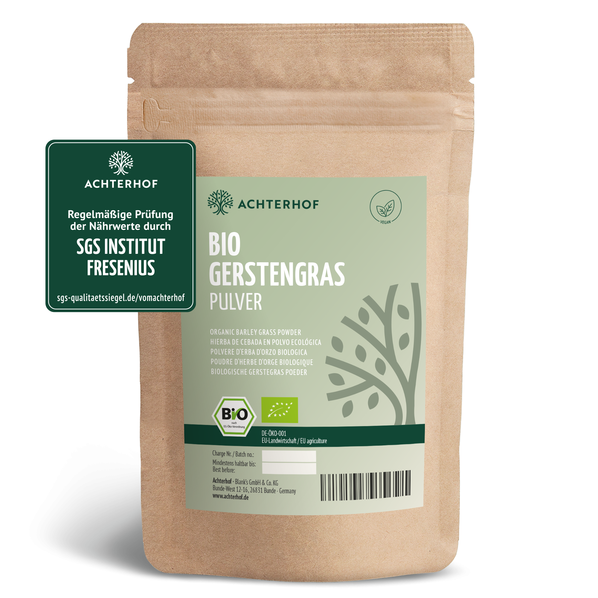 Bio Gerstengras Pulver (500g)