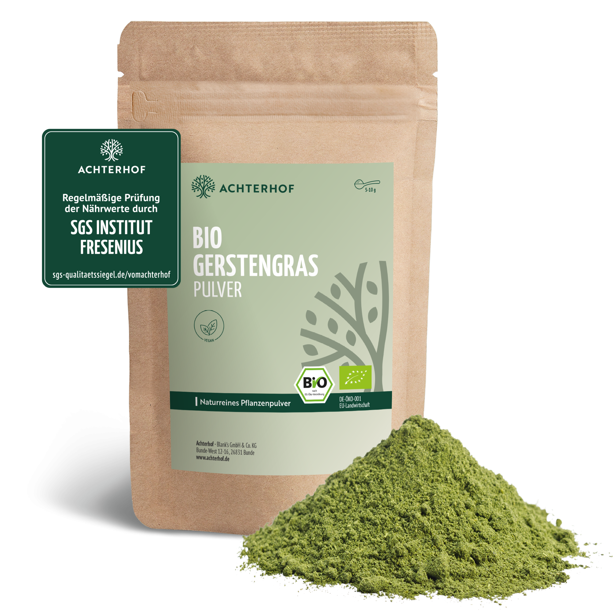 Bio Gerstengras Pulver (500g)