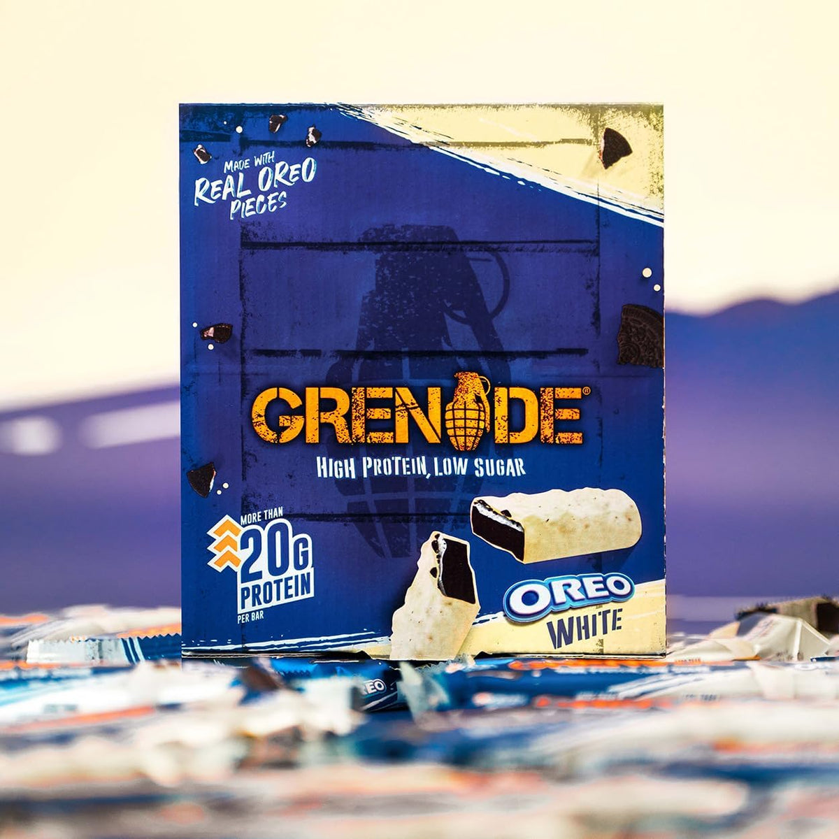 Grenade Protein Bar (12x60g) White Oreo