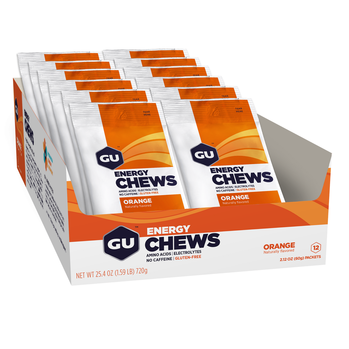 Energy Chews (12x60g) Orange
