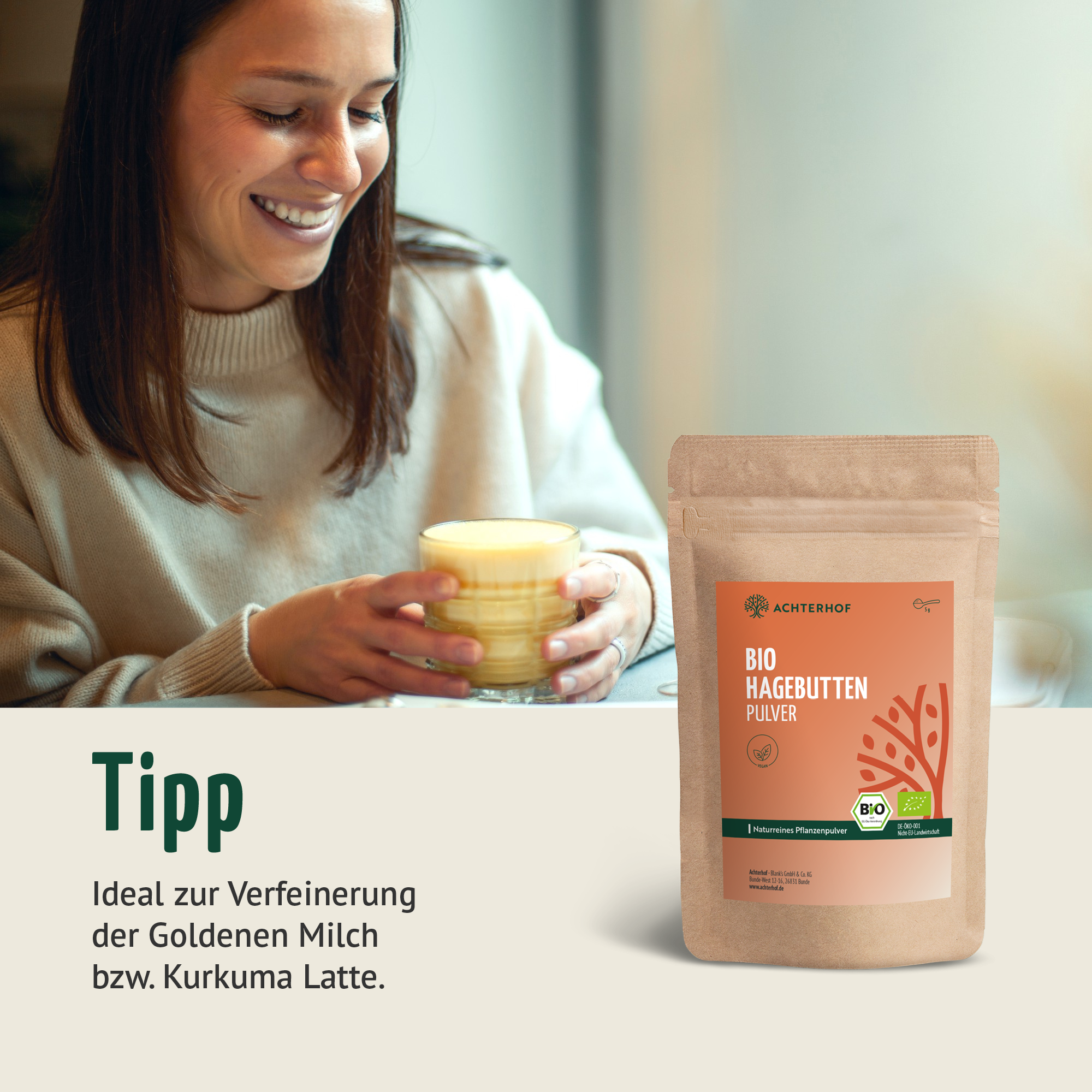 Bio Hagebutten Pulver (500g)