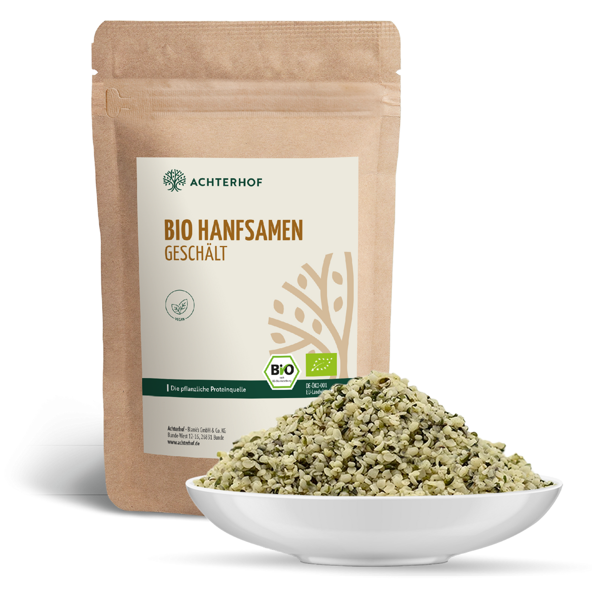 Hanfsamen geschält Bio (1000g)