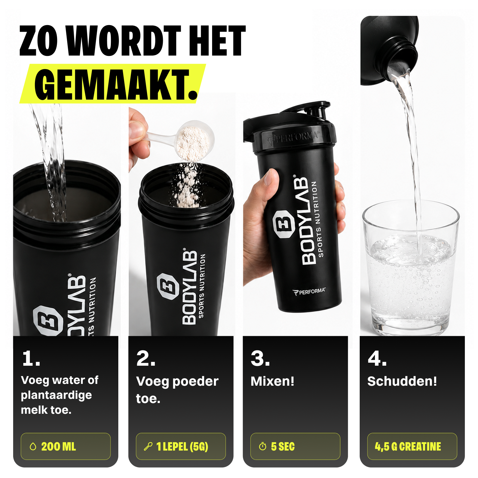 3 x Creatine Powder (500g)