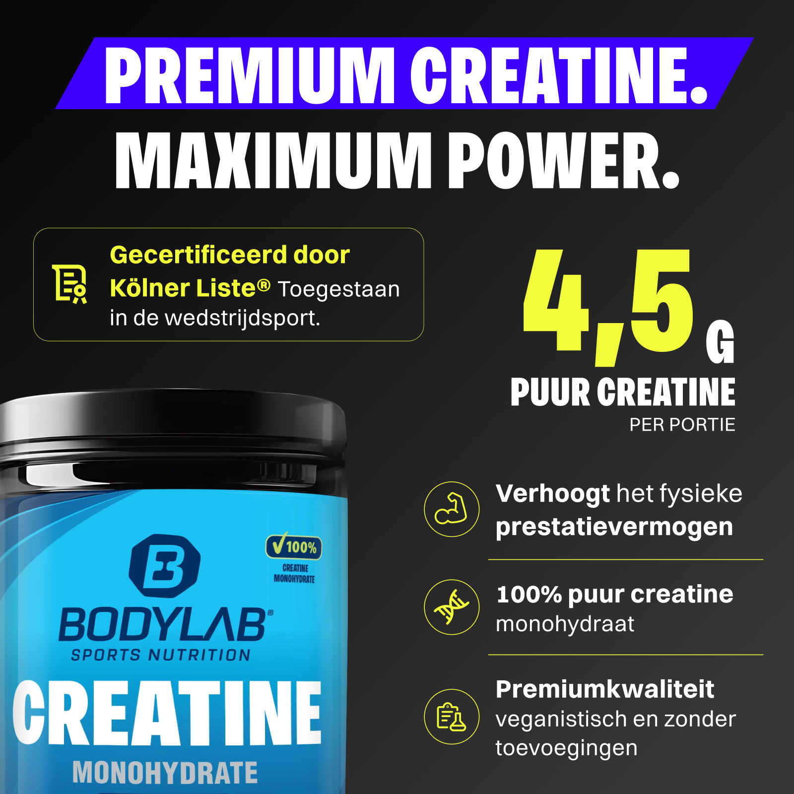 Creatine Monohydrate Powder (750g)