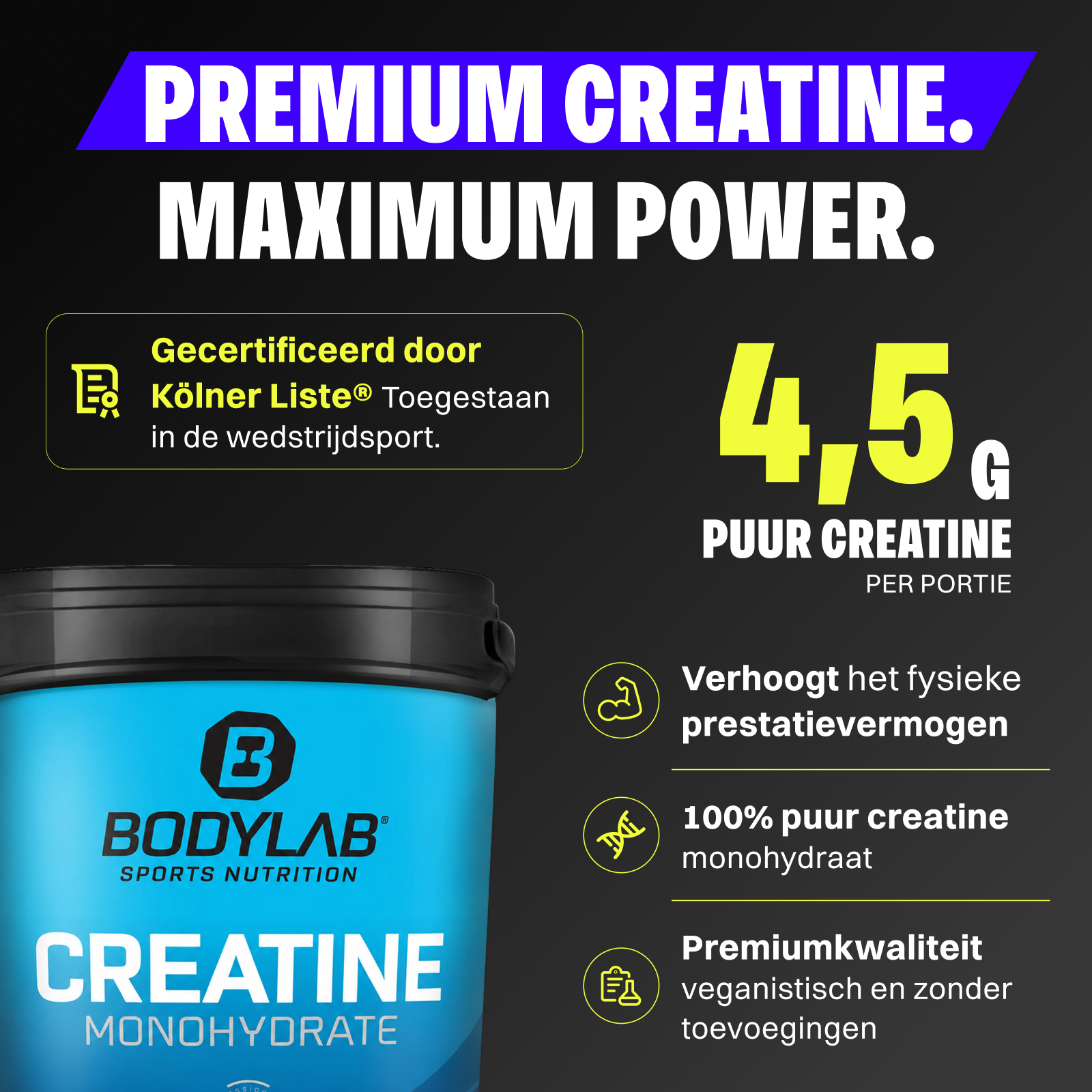 3 x Creatine Powder (500g)