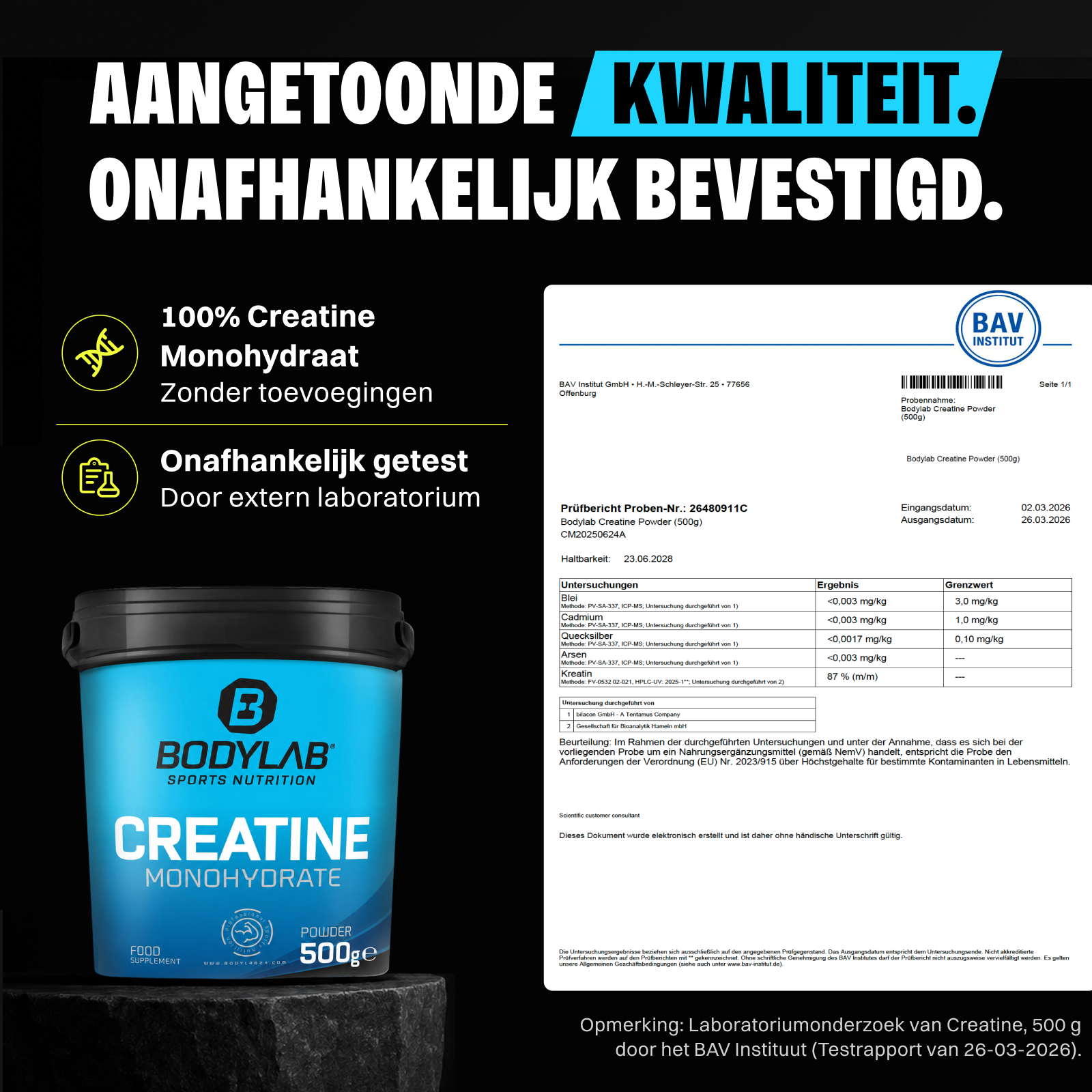 4 x Creatine Powder (500g)