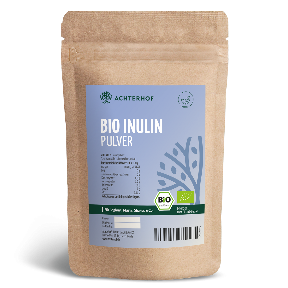 Agaven Inulin Pulver Bio (500g)