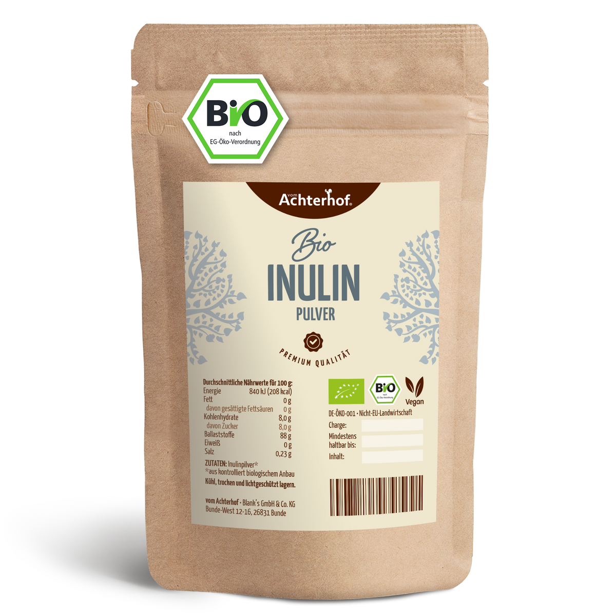 Agaven Inulin Pulver Bio (250g)