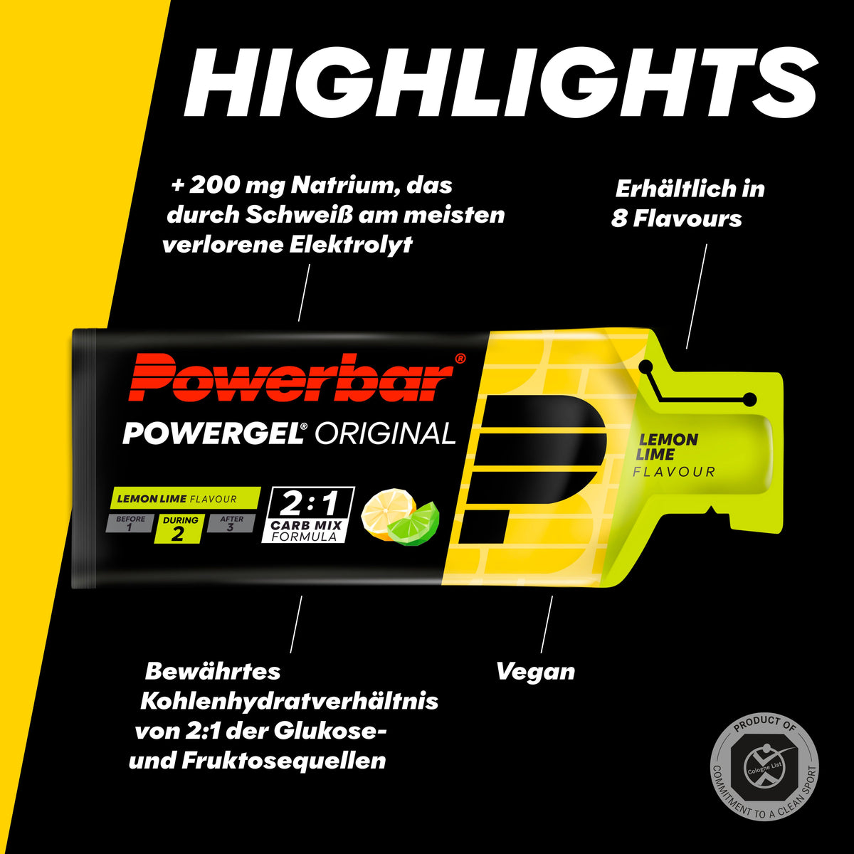 PowerGel Original (24x41g) Lemon Lime