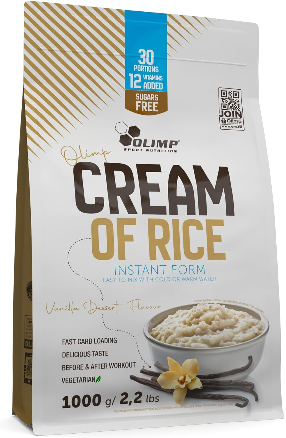 Olimp Cream of Rice (1000g) Vanilla