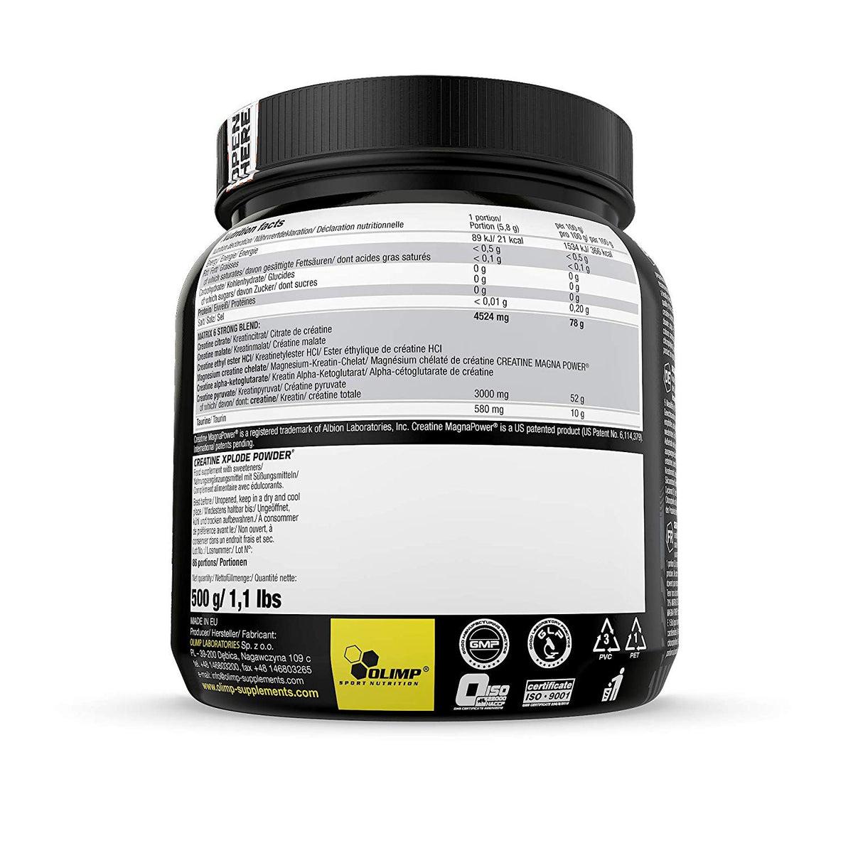 Creatine Xplode (500g) Orange