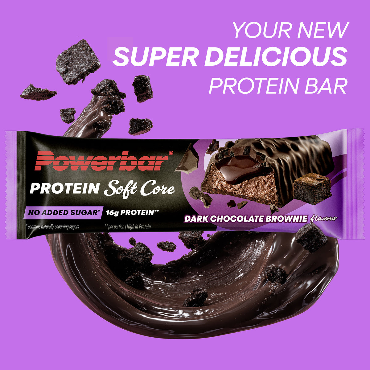 Protein Soft Core (12x48g) Dark Choco Brownie