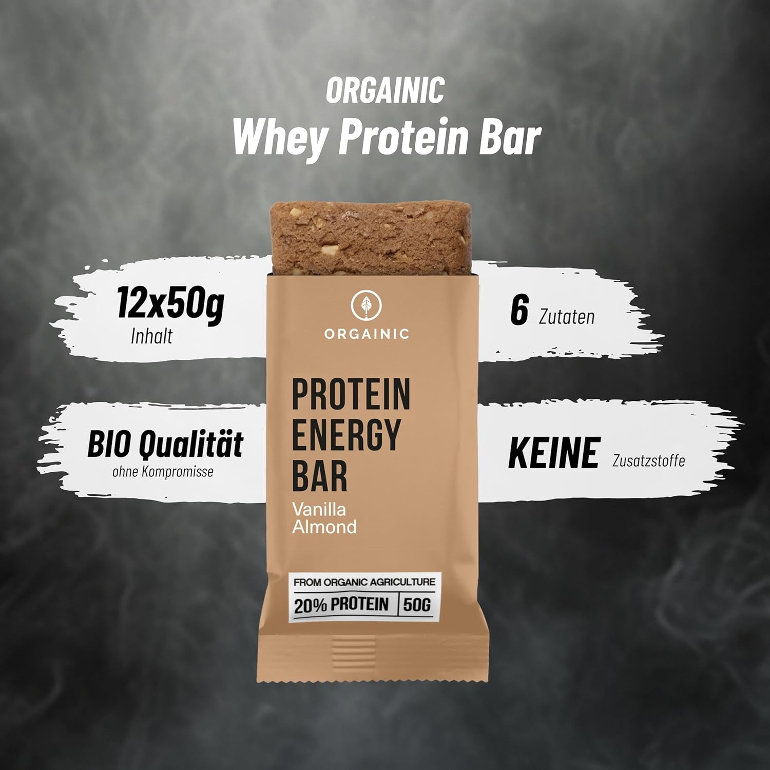 Bio Protein Energy Bars Vanilla Almond (12x50g)