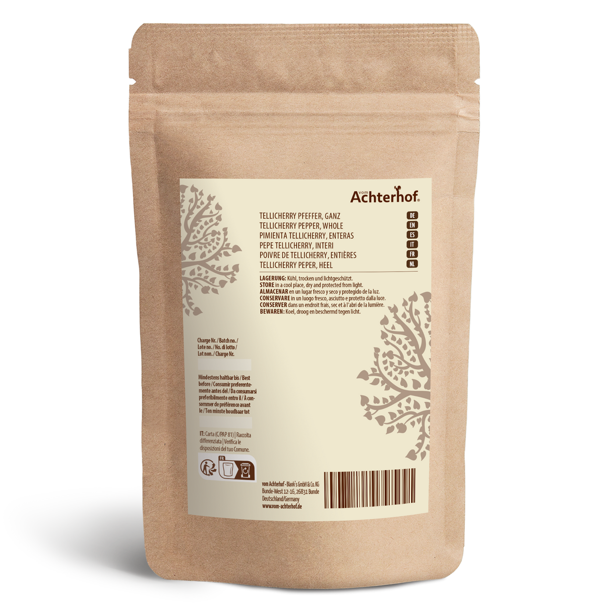Tellicherry Pfeffer ganz (500g)