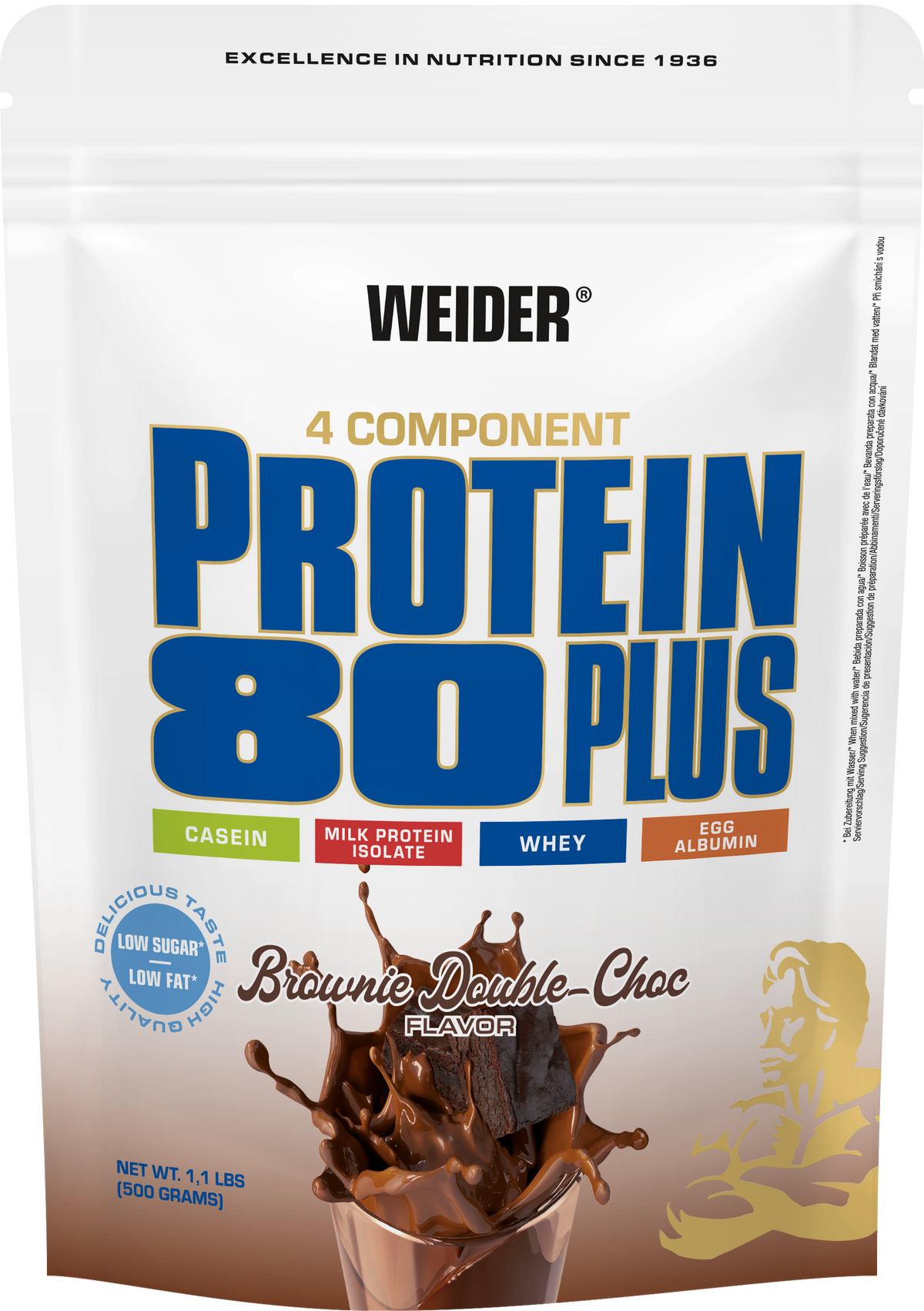 Protein 80 Plus (500g) Brownie Double Chocolate