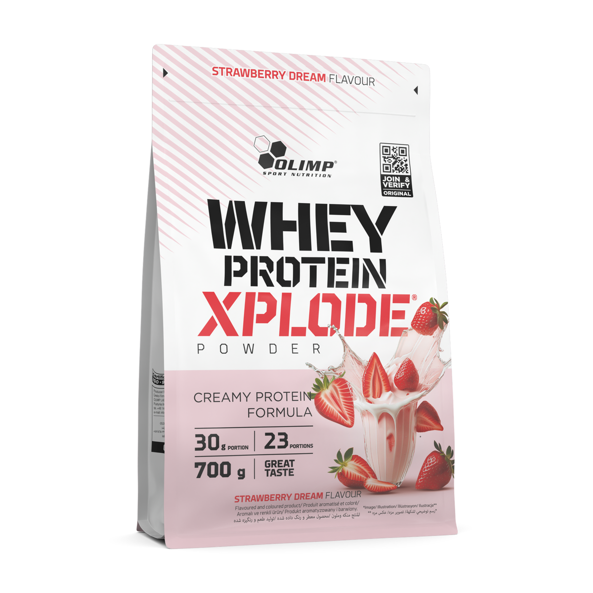 Whey Protein Xplode (700g) Erdbeere