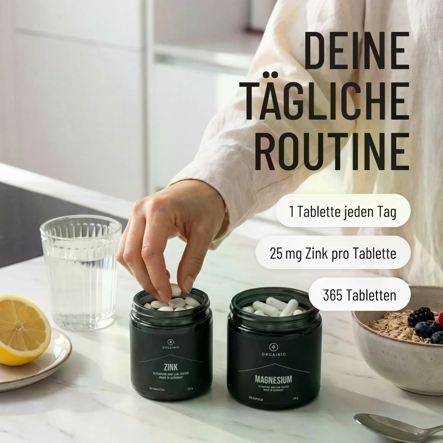 Zink Bisglycinat (365 Kapseln)